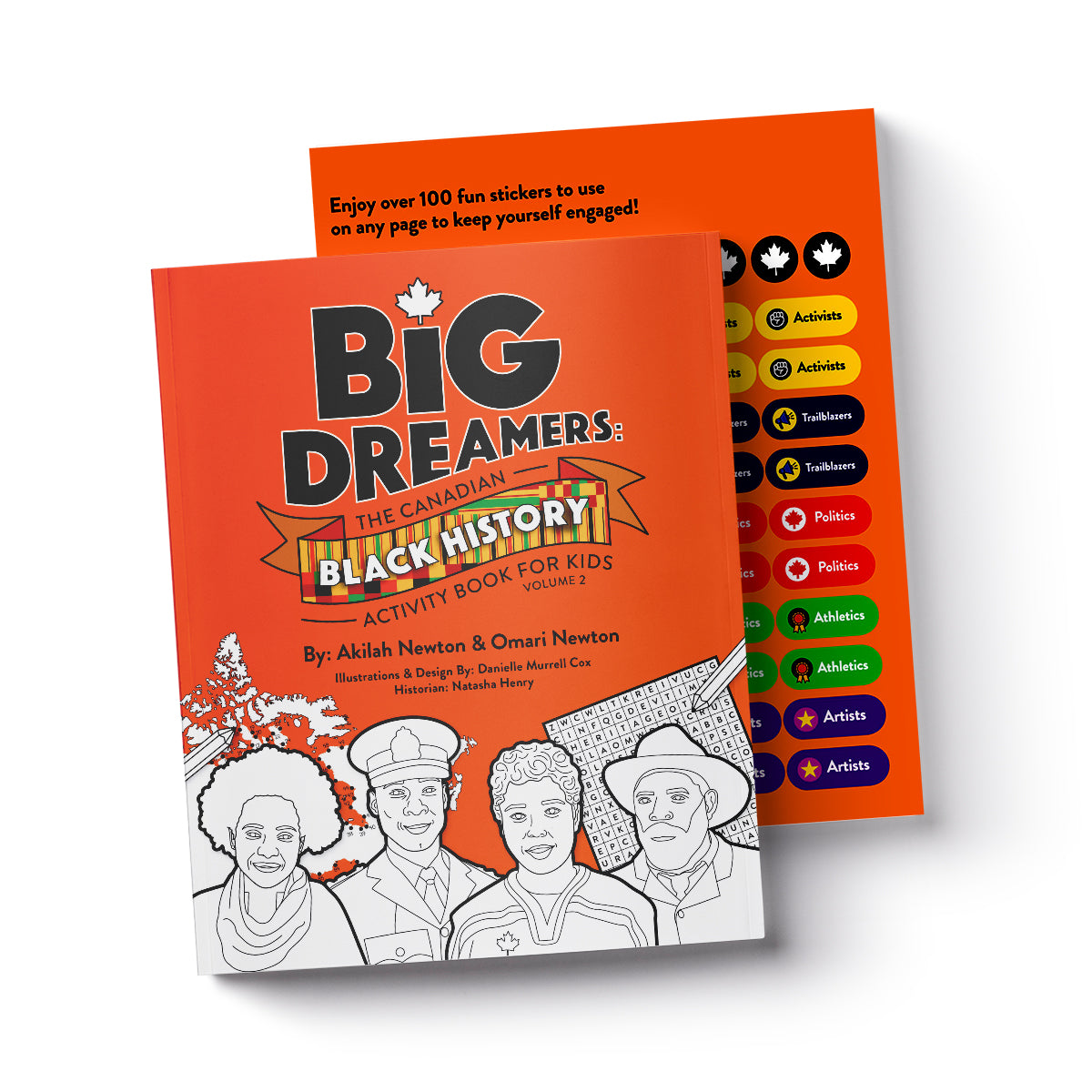 Big Dreamers: Canadian Black History Activity Book for Kids Vol. 2