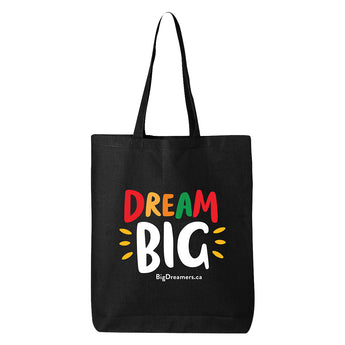 Dream Big Tote Bag // Black