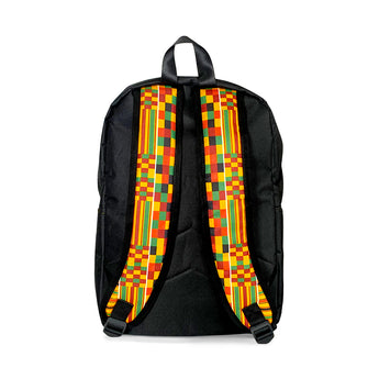 Kente Cloth Dream Big Backpack with Padded Laptop Sleeve